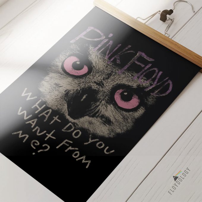 Pink Floyd Owl What Do You Want From Me Poster For Home Decor Gift For Home Decor Gift 5