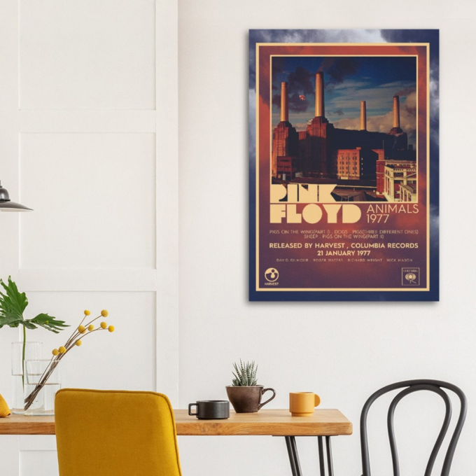 Pink Floyd Poster For Home Decor Gift – 1977 Animals 5