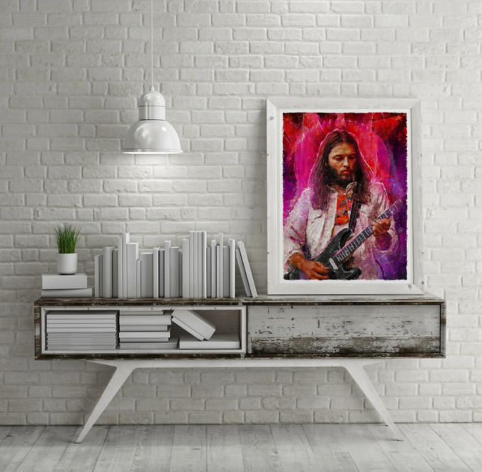 Pink Floyd Poster For Home Decor Gift – David Gilmour Pink Floyd Features 3