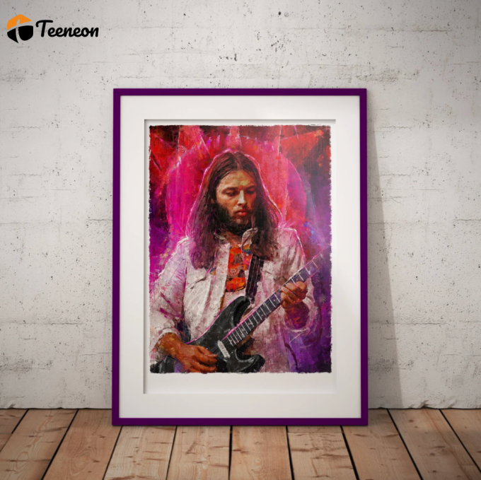 Pink Floyd Poster For Home Decor Gift – David Gilmour Pink Floyd Features 1