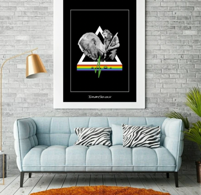 Pink Floyd Poster For Home Decor Gift – David Gilmour ‘Time’ 3