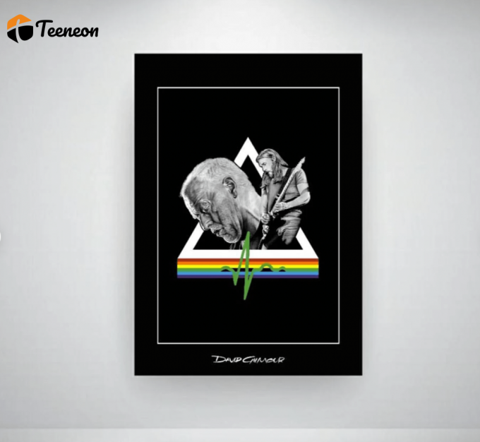 Pink Floyd Poster For Home Decor Gift – David Gilmour ‘Time’ 1