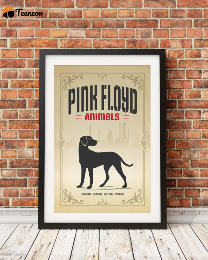 Pink Floyd Poster For Home Decor Gift – Dogs Animals Album 1