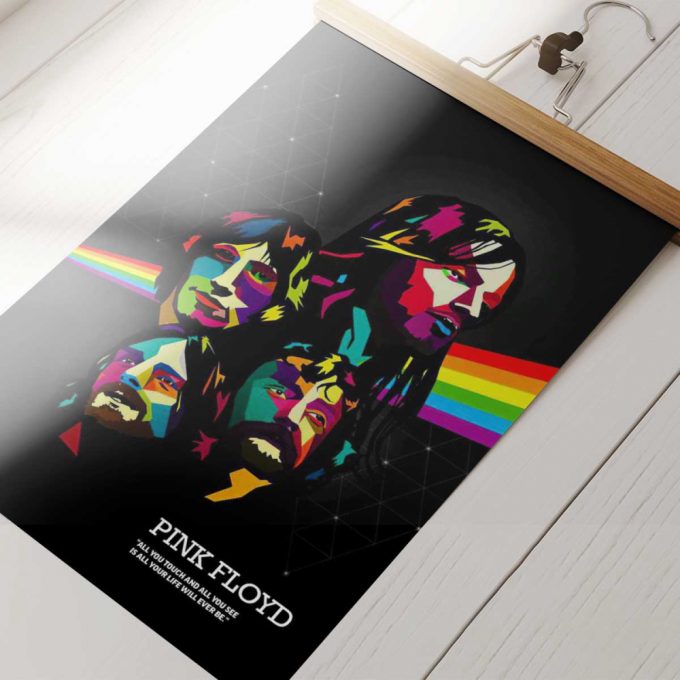 Pink Floyd Poster For Home Decor Gift For Home Decor Gift – All You Touch And All You See 3