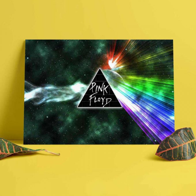 Pink Floyd Poster For Home Decor Gift For Home Decor Gift – Dark Side Of Moon Galaxy Green 4