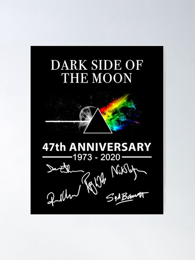 Pink Floyd Poster For Home Decor Gift For Home Decor Gift – Dark Side Of The Moon 47Th Anniversary 2