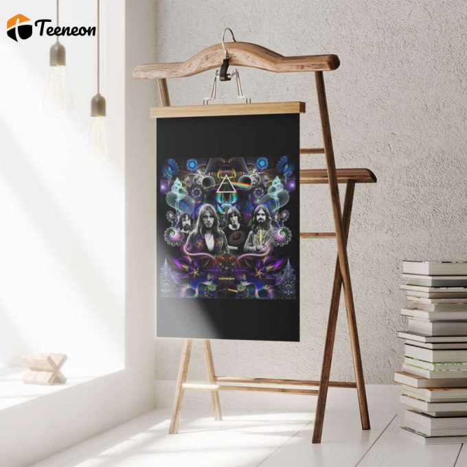 Pink Floyd Poster For Home Decor Gift For Home Decor Gift – Dark Side Of The Moon Psychedelic Abstract Art 1