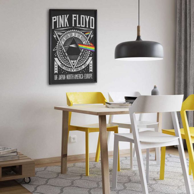 Pink Floyd Poster For Home Decor Gift For Home Decor Gift – Dark Side Of The Moon Tour 1972 Emp Original 4