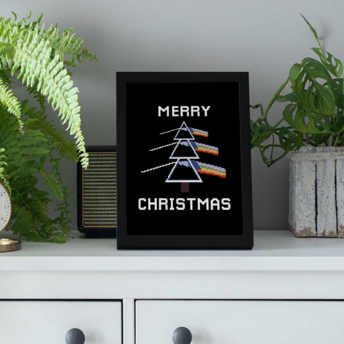 Pink Floyd Poster For Home Decor Gift For Home Decor Gift – Dark Side Of The Moon Xmas Tree 3