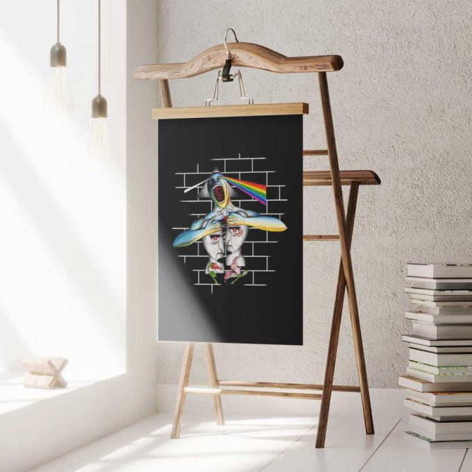 Pink Floyd Poster For Home Decor Gift For Home Decor Gift – Division Bell Meets The Dark Side Of The Wall 4