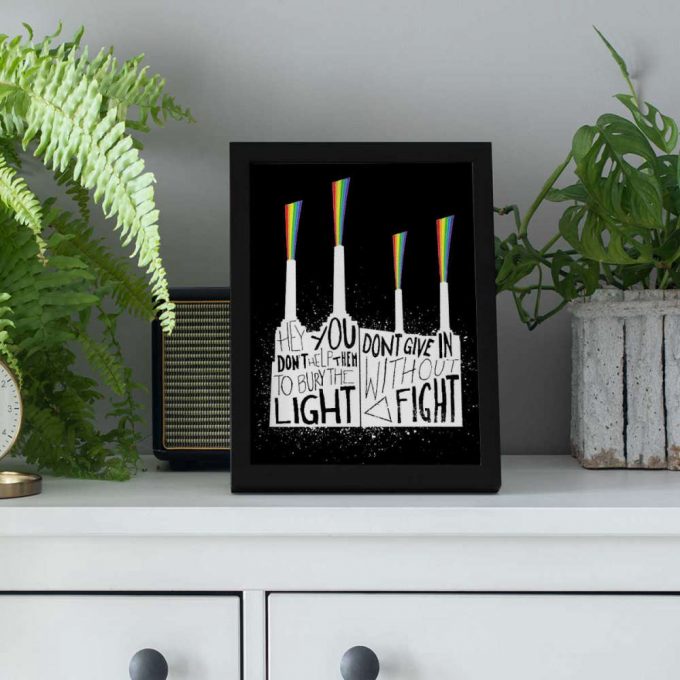 Pink Floyd Poster For Home Decor Gift For Home Decor Gift – Don’t Give In Without A Fight 2