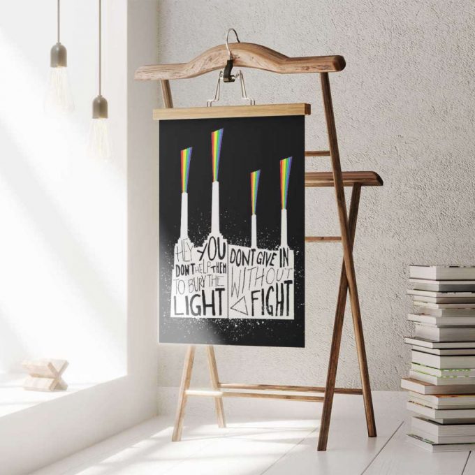 Pink Floyd Poster For Home Decor Gift For Home Decor Gift – Don’t Give In Without A Fight 3