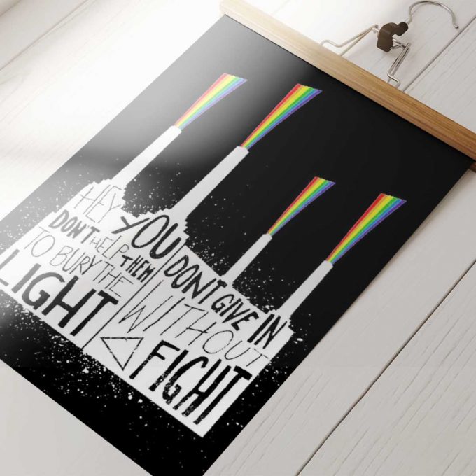 Pink Floyd Poster For Home Decor Gift For Home Decor Gift – Don’t Give In Without A Fight 5