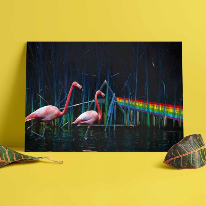 Pink Floyd Poster For Home Decor Gift For Home Decor Gift – Flamingo Dsotm 4