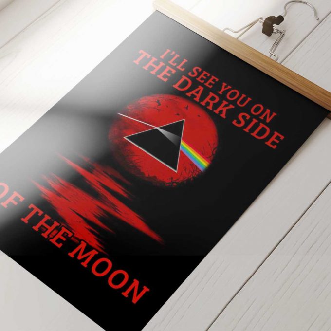 Pink Floyd Poster For Home Decor Gift For Home Decor Gift – I’ll See You On The Dark Side 2