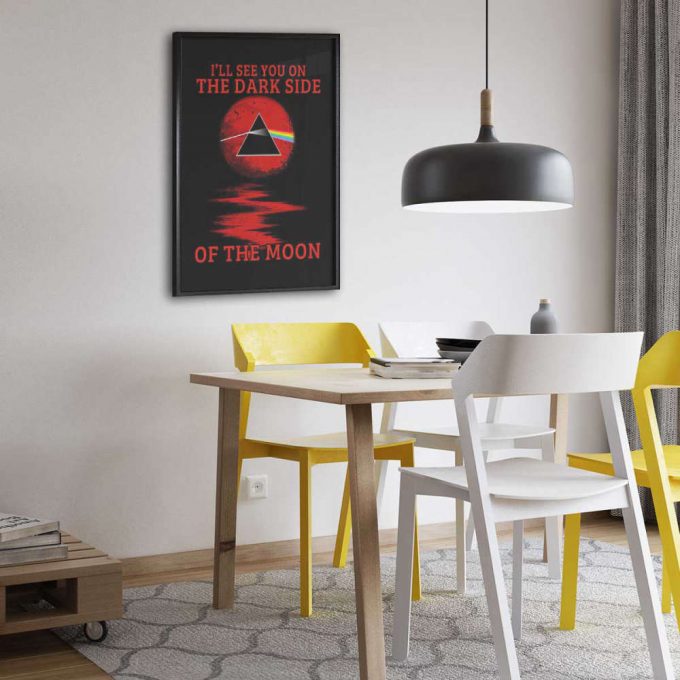 Pink Floyd Poster For Home Decor Gift For Home Decor Gift – I’ll See You On The Dark Side 3