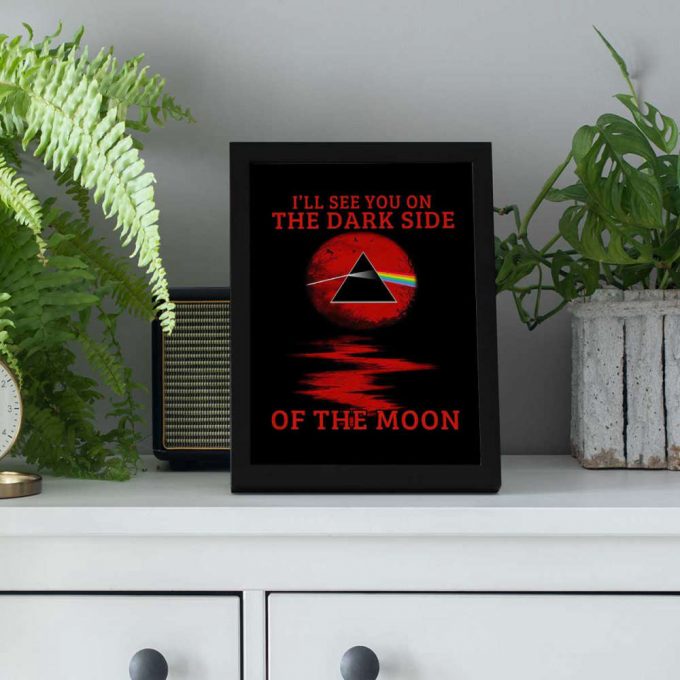 Pink Floyd Poster For Home Decor Gift For Home Decor Gift – I’ll See You On The Dark Side 4