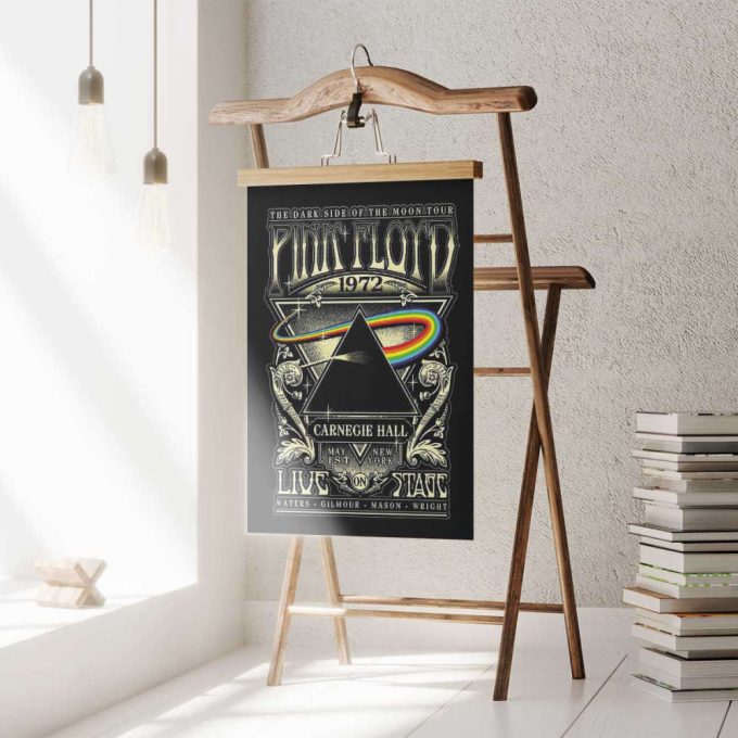 Pink Floyd Poster For Home Decor Gift For Home Decor Gift – Pink Floyd Dsotm Tour Carnegie Hall 1972 New York 4