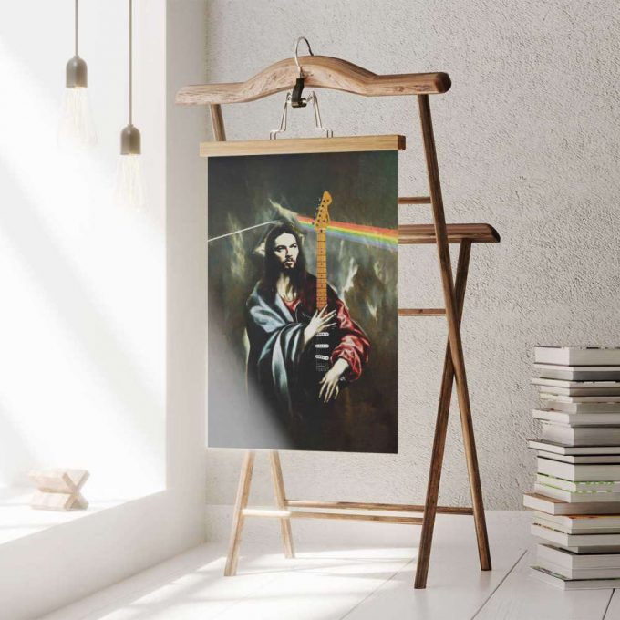 Pink Floyd Poster For Home Decor Gift For Home Decor Gift – The Prophecy Of Prog David Gilmour Jesus 2