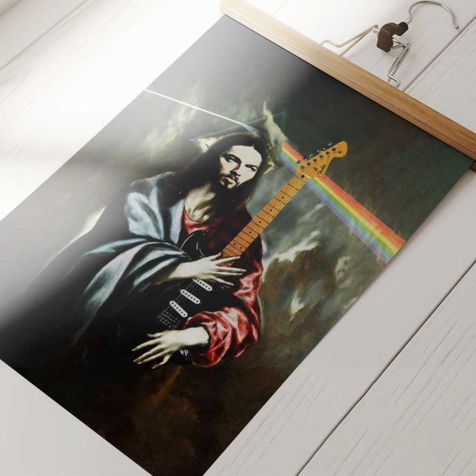 Pink Floyd Poster For Home Decor Gift For Home Decor Gift – The Prophecy Of Prog David Gilmour Jesus 3