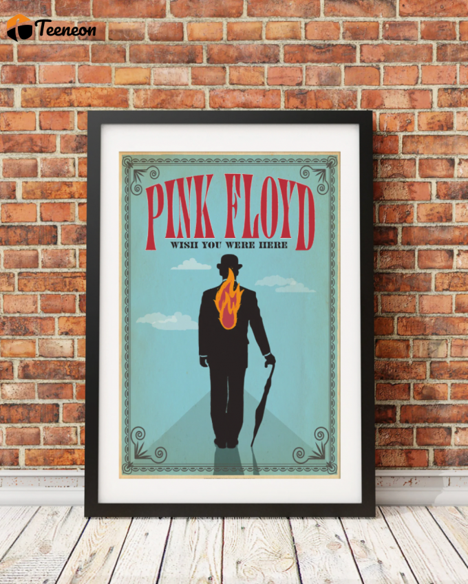 Pink Floyd Poster For Home Decor Gift – Gentleman Wish You Were Here 1975 Albums 1