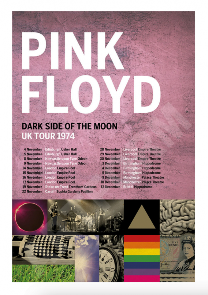 Pink Floyd Poster For Home Decor Gift – Pink Floyd Reimagined 1974 Uk Tour 2