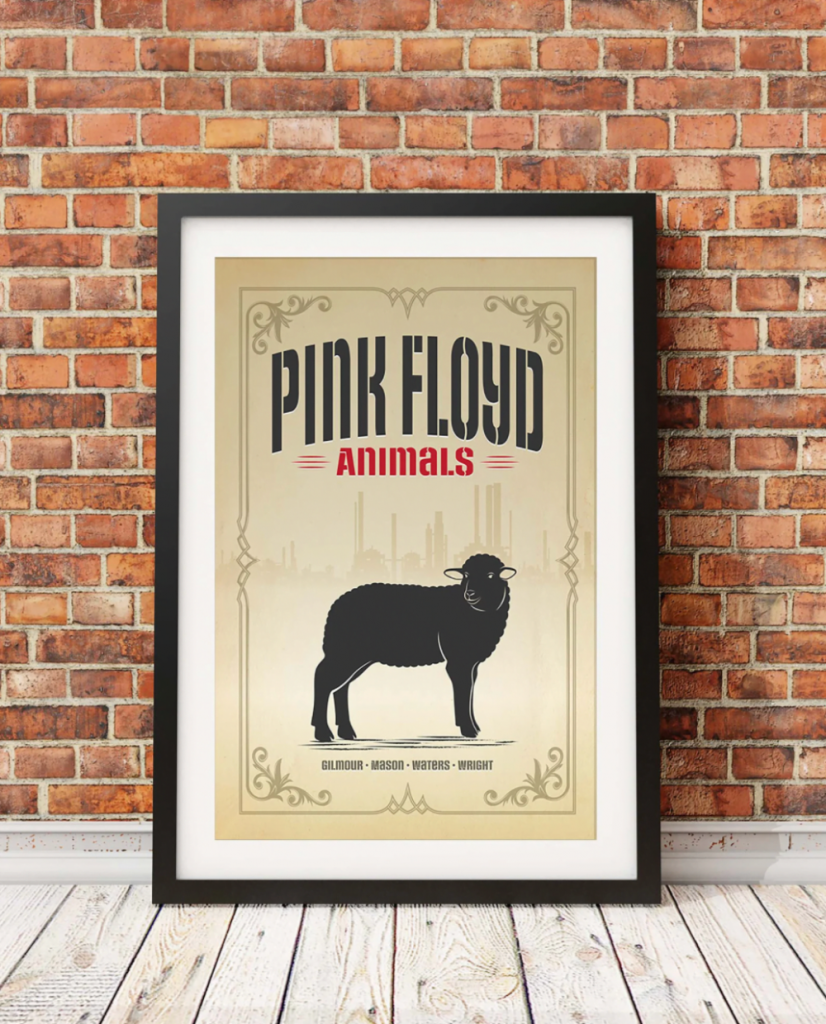 Pink Floyd Poster For Home Decor Gift – Sheep Animals Album 5