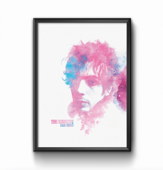 Pink Floyd Poster For Home Decor Gift – Syd Barrett Art Print 2