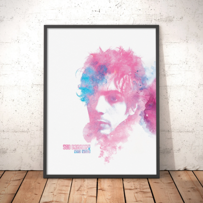 Pink Floyd Poster For Home Decor Gift – Syd Barrett Art Print 3