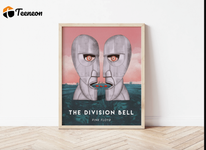 Pink Floyd Poster For Home Decor Gift – The Division Bell Illustration 1