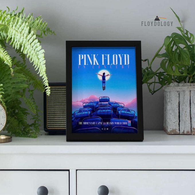 Pink Floyd Poster For Home Decor Gift – The Momentary Lapse Of Reason Tour 5