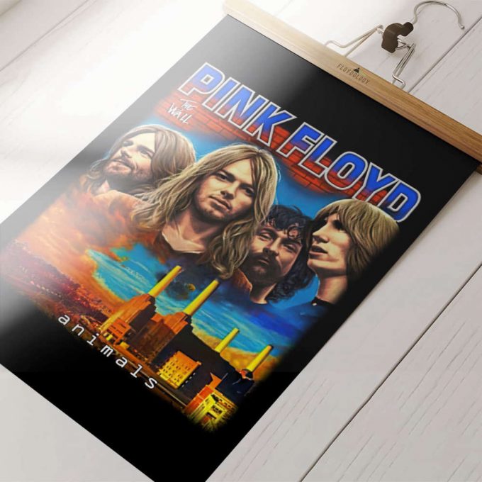 Pink Floyd Poster For Home Decor Gift – The Wall Animals Painting 2