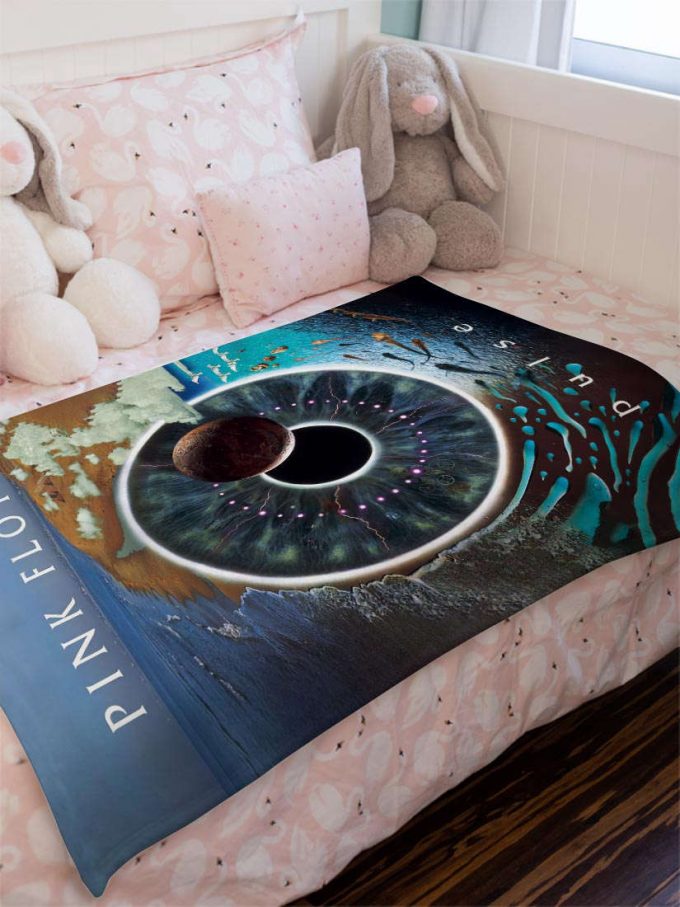 Pink Floyd Pulse Poster For Home Decor Gift For Home Decor Gift Velveteen Plush Blanket 3