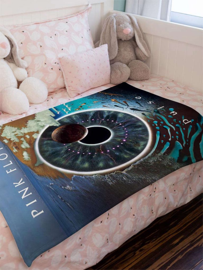 Pink Floyd Pulse Poster For Home Decor Gift For Home Decor Gift Velveteen Plush Blanket 10