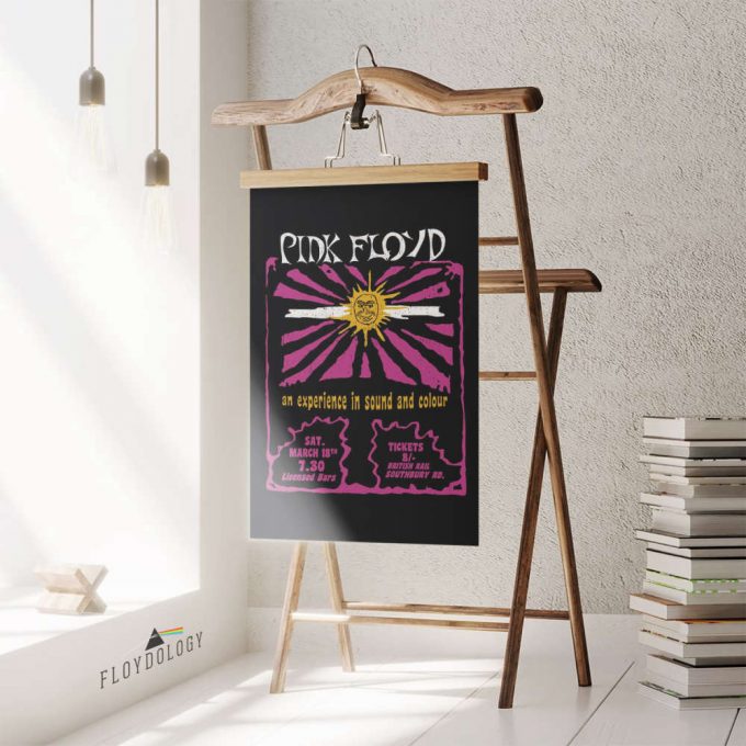 Pink Floyd Sound And Colour March 18Th Tour Poster For Home Decor Gift For Home Decor Gift 3