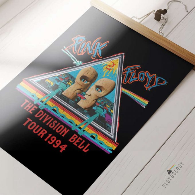 Pink Floyd Vintage Division Bell 1994 Tour Pyramid Poster For Home Decor Gift For Home Decor Gift 2