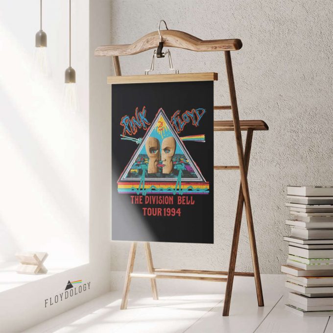 Pink Floyd Vintage Division Bell 1994 Tour Pyramid Poster For Home Decor Gift For Home Decor Gift 4