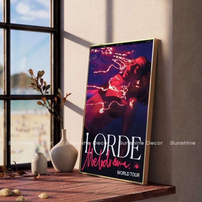 Poster For Home Decor Gift Lorde - Melodrama World Tour Poster For Home Decor Gift 2