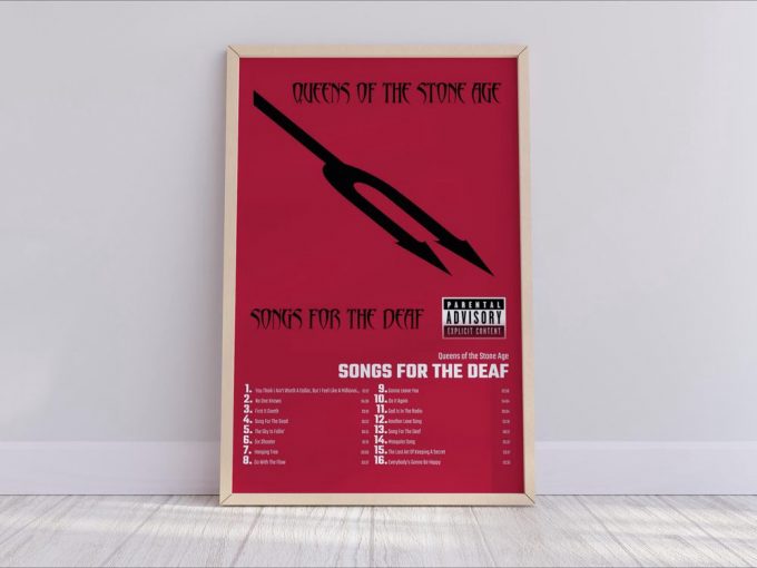 Queens Of The Stone Age - Songs For The Deaf Album Cover Poster For Home Decor Gift 3