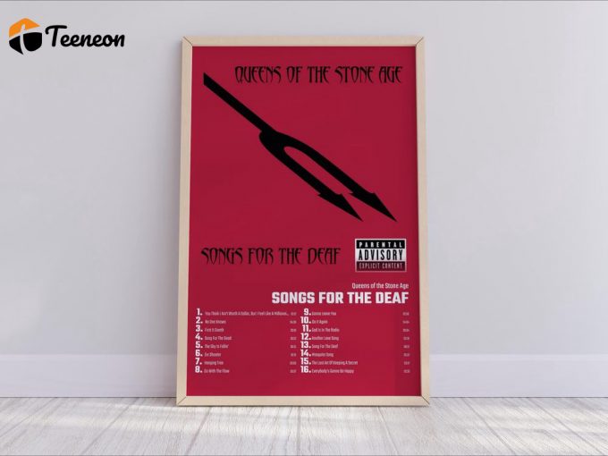 Queens Of The Stone Age - Songs For The Deaf Album Cover Poster For Home Decor Gift 1