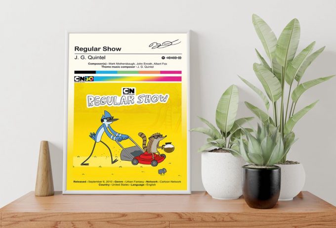 Regular Show By Triposter, Regular Show Poster For Home Decor Gift, Rigby 2