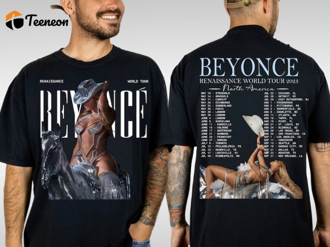 Exclusive Renaissance World Tour Beyoncé 2023 Shirt: Limited Edition Concert Merchandise 1