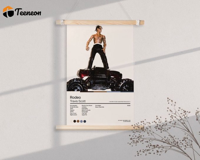 Rodeo - Travis Scott - Poster For Home Decor Gift - Album 1