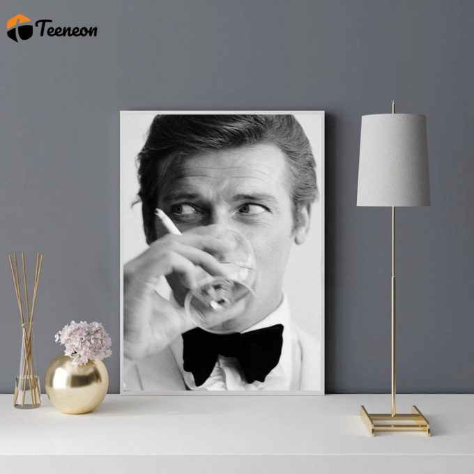 Roger Moore Movie James Bond Movie Poster For Home Decor Gift 1