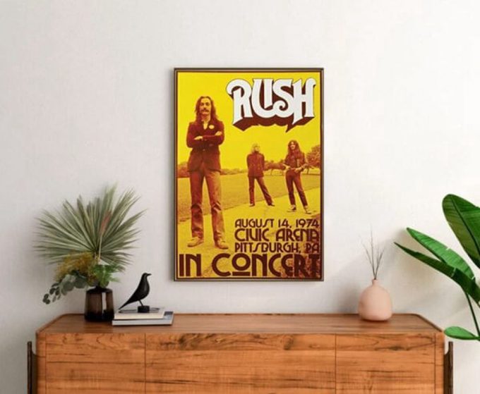 Rush Band Concert Poster For Home Decor Gift 2