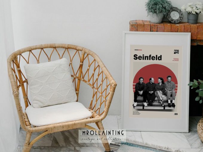 Seinfeld Poster For Home Decor Gift - Seinfeld Restaurant - Retro Tv Poster For Home Decor Gift 3