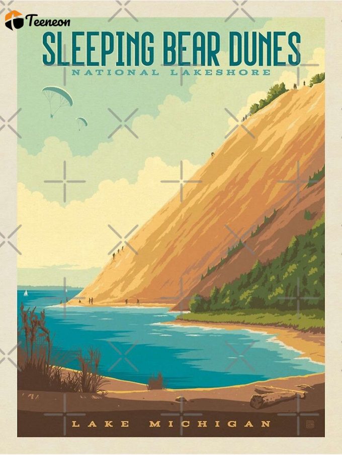 Sleeping Bear Dunes National Lakeshore Premium Matte Vertical Poster For Home Decor Gift 1