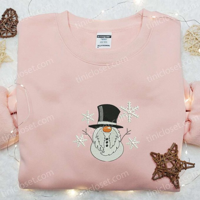 Snowman Gnome Embroidered Shirt &Amp; Christmas Hoodie: B Gift For Men Women Family Gifts 4