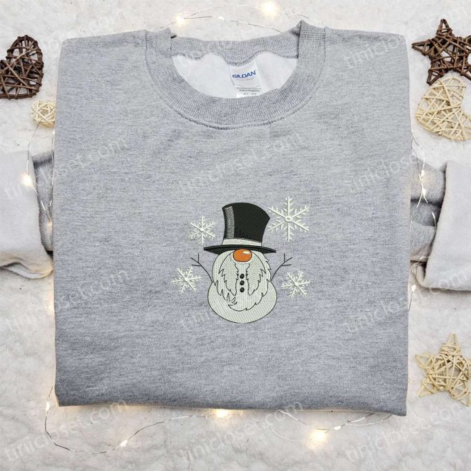 Snowman Gnome Embroidered Shirt &Amp; Christmas Hoodie: B Gift For Men Women Family Gifts 6