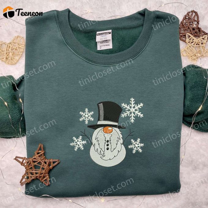 Snowman Gnome Embroidered Shirt &Amp;Amp; Christmas Hoodie: B Gift For Men Women Family Gifts 1